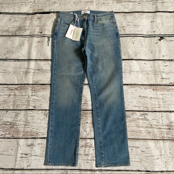 NWT Frame Denim Lehigh Straight Jeans Size 26 - Picture 1 of 11